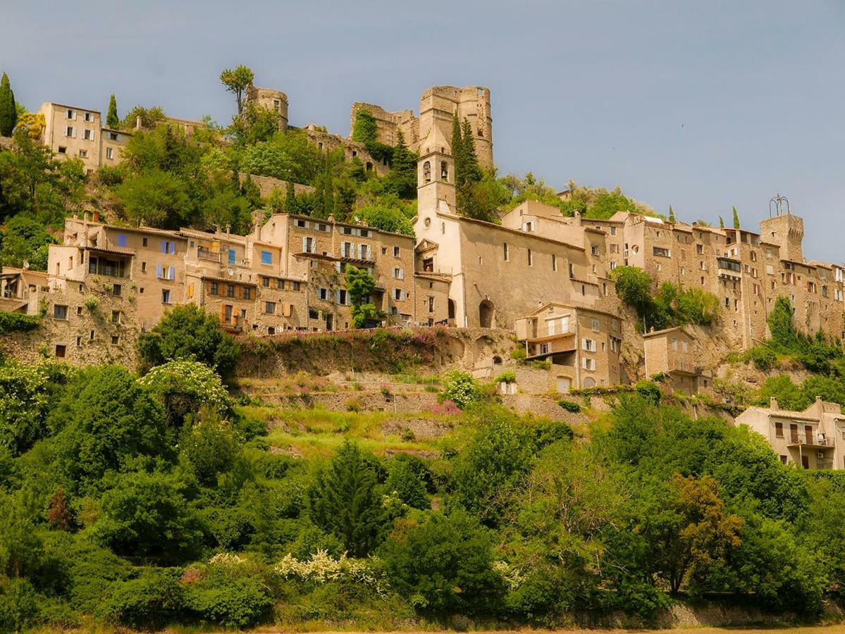 Chateau Des Gipieres Bij De Mont Ventoux Montbrun-les-Bains Bagian luar foto